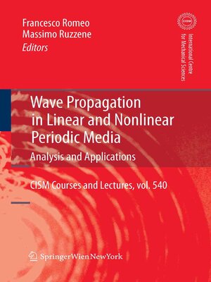 cover image of Wave Propagation in Linear and Nonlinear Periodic Media